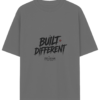 ZELQUAR™ Built Different Heavyweight Oversized T-Shirt| 7.5 oz Premium Streetwear Tee