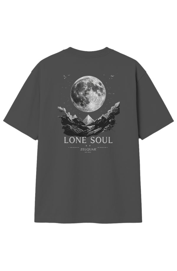 ZELQUAR™ Lone Soul 8 oz Heavyweight Oversized Streetwear T-Shirt