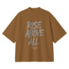 ZELQUAR™ Rise Above All Oversized Heavyweight T-Shirt – 8 oz Premium Streetwear Tee
