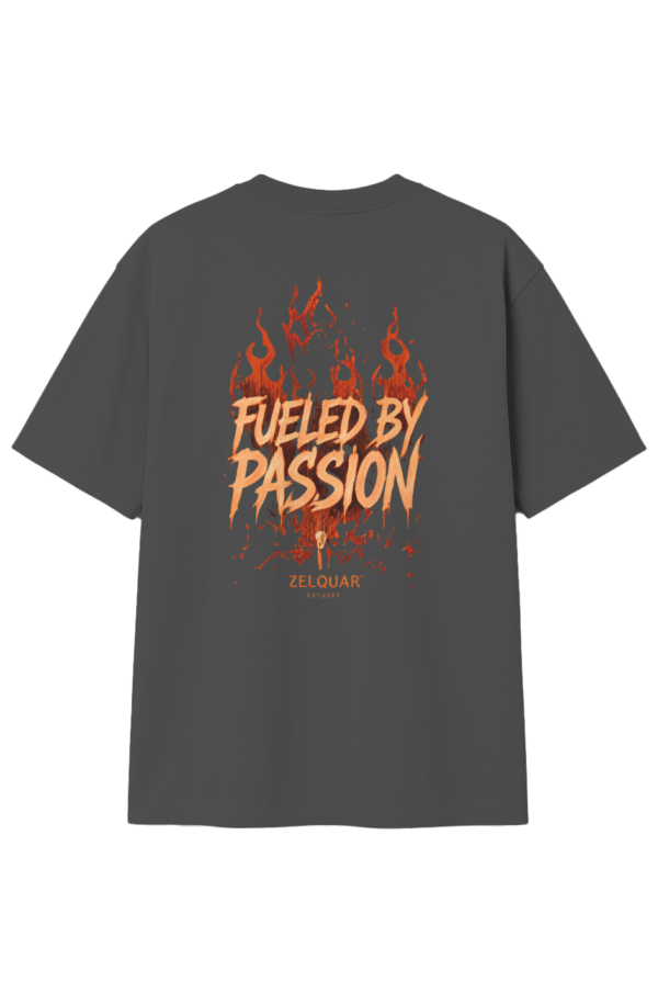 ZELQUAR™ Fueled by Passion Heavyweight T-Shirt | 7.5 OZ Premium Streetwear Tee
