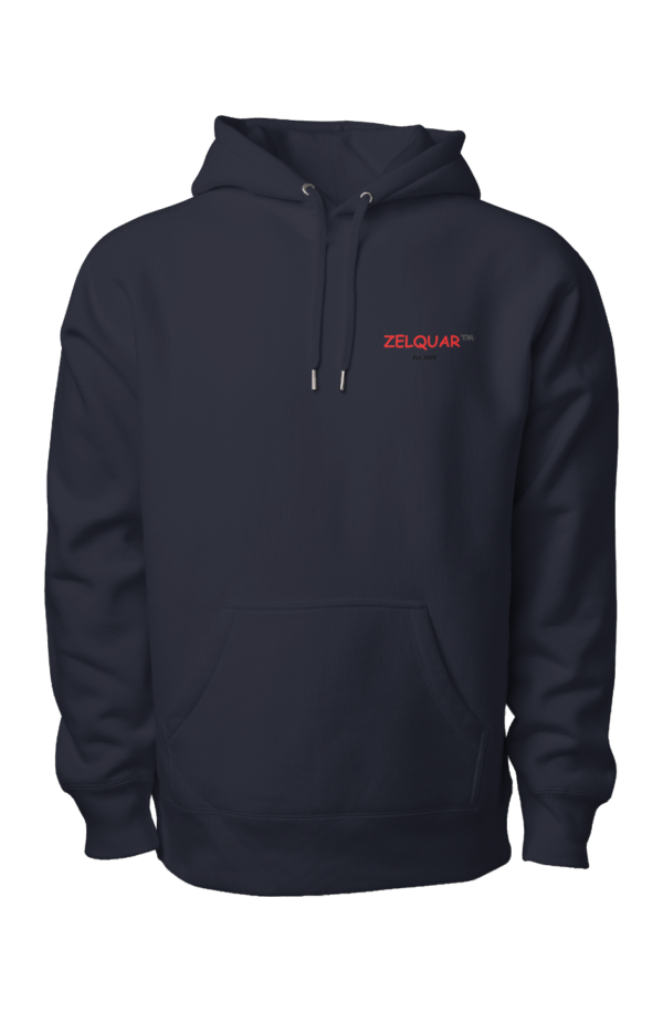 ZELQUAR™ Men's Legend Premium Heavyweight Cross Grain Hoodie | 13.5 oz (458 GSM) Luxury Streetwear