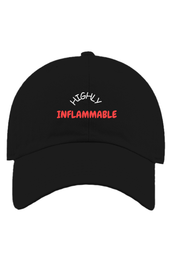 ZELQUAR™ Highly INFLAMMABLE Embroidered Dad Cap