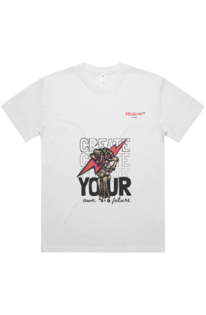 ZELQUAR™ "Create Your Own Future" Oversized T-Shirt | AS Colour 5052 | 7.5 OZ Premium Cotton