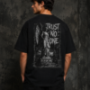 ZELQUAR™ TRUST NO ONE Heavyweight Oversized T-Shirt | 7.5 oz Premium Streetwear Tee