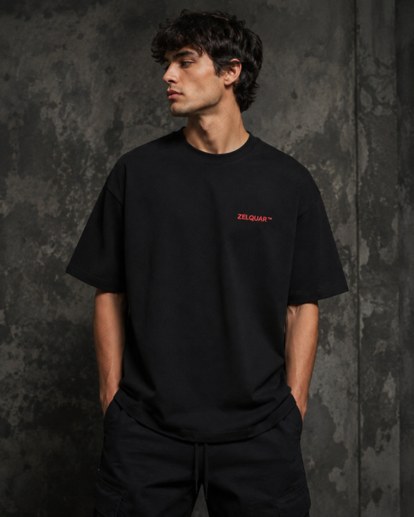 ZELQUAR™ TRUST NO ONE Heavyweight Oversized T-Shirt | 7.5 oz Premium Streetwear Tee