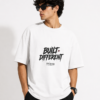 ZELQUAR™ Built Different Heavyweight Oversized T-Shirt| 7.5 oz Premium Streetwear Tee