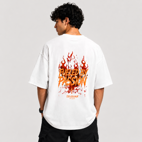 ZELQUAR™ Fueled by Passion Heavyweight T-Shirt | 7.5 OZ Premium Streetwear Tee