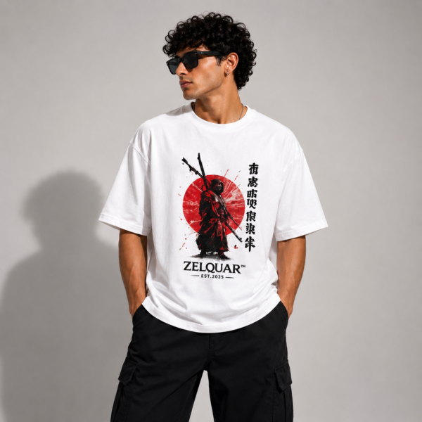 ChatGPT Image Jun 16, 2026, 12_31_43 PM ZELQUAR™ Ronin Heavyweight Oversized T-Shirt | 7.5 oz Premium Garment-Dyed Streetwear Tee