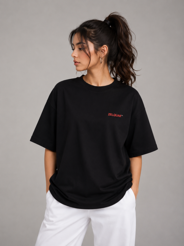 ZELQUAR™ NO FEAR Oversized Garment Dyed T-Shirt | 7.5 oz Premium Garment-Dyed Streetwear Tee