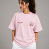 ZELQUAR™ Floral Embroidered Women's Oversized Tee | Premium Heavyweight Cotton