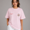 ZELQUAR™ Floral Embroidered Women's Oversized Tee | Premium Heavyweight Cotton