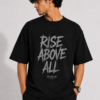 ZELQUAR™ Rise Above All Oversized Heavyweight T-Shirt – 8 oz Premium Streetwear Tee