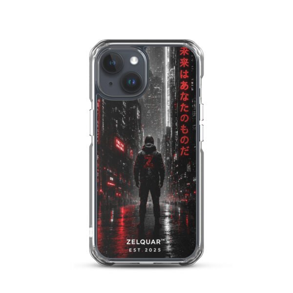 ZELQUAR™ Future Is Yours – Cyberpunk MagSafe® clear case for iPhone® | Premium Shockproof Cover