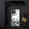 ZELQUAR™ Minimal Nature Landscape MagSafe® clear case for iPhone® | Premium Mountain Art