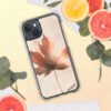 ZELQUAR™ Autumn Maple Leaf MagSafe® clear case for iPhone® | Minimal Nature Aesthetic Protective CoverMagSafe® clear case for iPhone®