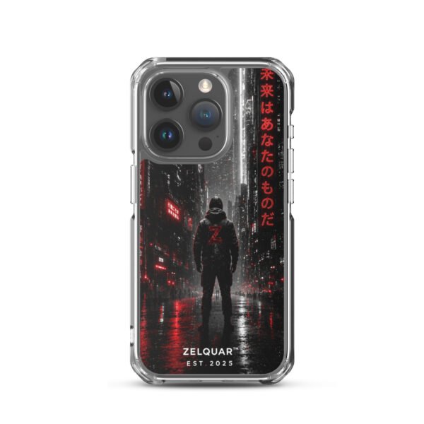 ZELQUAR™ Future Is Yours – Cyberpunk MagSafe® clear case for iPhone® | Premium Shockproof Cover