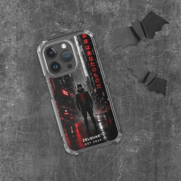 ZELQUAR™ Future Is Yours – Cyberpunk MagSafe® clear case for iPhone® | Premium Shockproof Cover