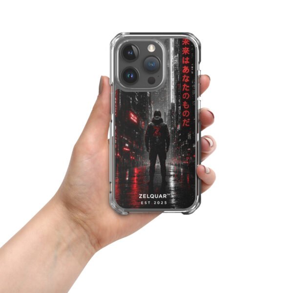 ZELQUAR™ Future Is Yours – Cyberpunk MagSafe® clear case for iPhone® | Premium Shockproof Cover