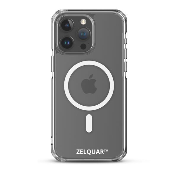 ZELQUAR™ Signature MagSafe Clear iPhone Case | Minimalist Premium Magnetic Protective Cover