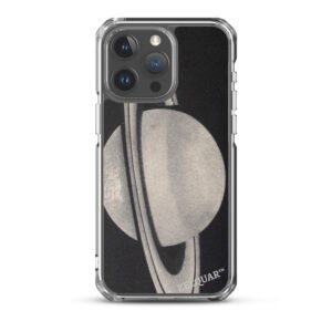 ZELQUAR™ Cosmic Orbit MagSafe iPhone Case | Minimalist Space-Inspired Transparent Protective Cover