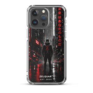 ZELQUAR™ Future Is Yours – Cyberpunk MagSafe® clear case for iPhone® | Premium Shockproof Cover