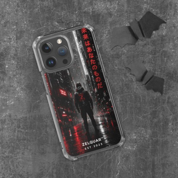 ZELQUAR™ Future Is Yours – Cyberpunk MagSafe® clear case for iPhone® | Premium Shockproof Cover