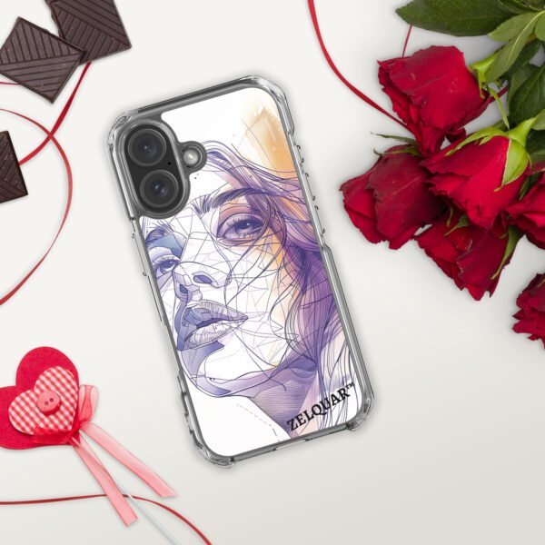 ZELQUAR™ Ethereal Muse MagSafe iPhone Case | Premium Transparent Shockproof Cover