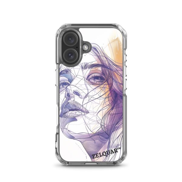 ZELQUAR™ Ethereal Muse MagSafe iPhone Case | Premium Transparent Shockproof Cover