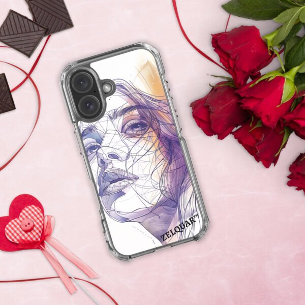 ZELQUAR™ Ethereal Muse MagSafe iPhone Case | Premium Transparent Shockproof Cover