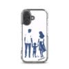 ZELQUAR™ Forever Together MagSafe iPhone Case | Minimalist Family Silhouette Transparent Cover