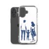 ZELQUAR™ Forever Together MagSafe iPhone Case | Minimalist Family Silhouette Transparent Cover