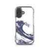 ZELQUAR™ Midnight Wave MagSafe iPhone Case | Japanese Ink Art Transparent Protective Cover