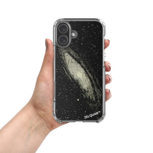 ZELQUAR™ Andromeda Galaxy MagSafe Clear Phone Case | Premium Cosmic Protective Case MagSafe® clear case for iPhone®