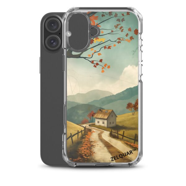 ZELQUAR™ Serenity Path MagSafe Clear iPhone Case | Minimalist Nature Landscape Protective Cover