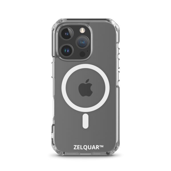ZELQUAR™ Signature MagSafe Clear iPhone Case | Minimalist Premium Magnetic Protective Cover