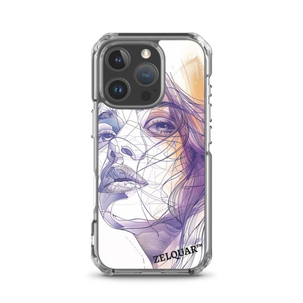 ZELQUAR™ Ethereal Muse MagSafe iPhone Case | Premium Transparent Shockproof Cover