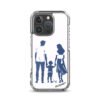ZELQUAR™ Forever Together MagSafe iPhone Case | Minimalist Family Silhouette Transparent Cover