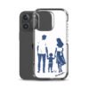 ZELQUAR™ Forever Together MagSafe iPhone Case | Minimalist Family Silhouette Transparent Cover