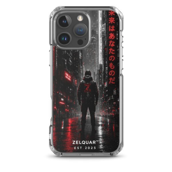 ZELQUAR™ Future Is Yours – Cyberpunk MagSafe® clear case for iPhone® | Premium Shockproof Cover