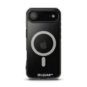 ZELQUAR™ Signature MagSafe Clear iPhone Case | Minimalist Premium Magnetic Protective Cover