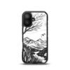 ZELQUAR™ Minimal Nature Landscape MagSafe® clear case for iPhone® | Premium Mountain Art
