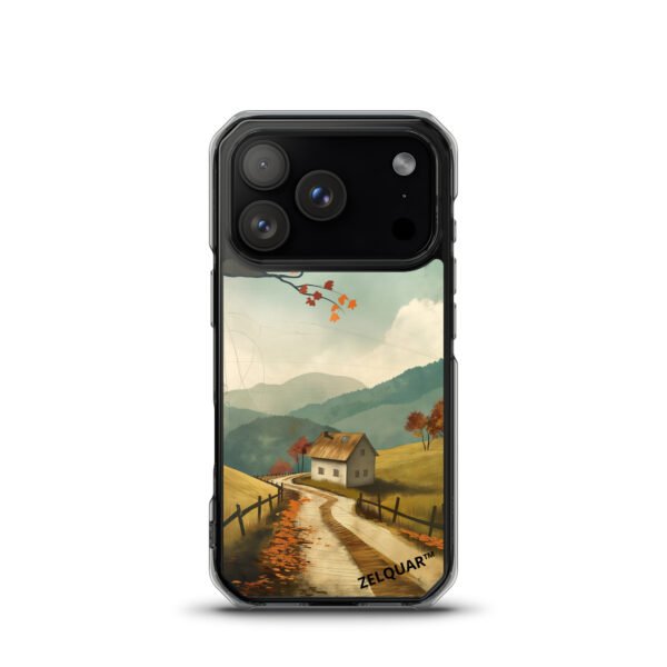 ZELQUAR™ Serenity Path MagSafe Clear iPhone Case | Minimalist Nature Landscape Protective Cover