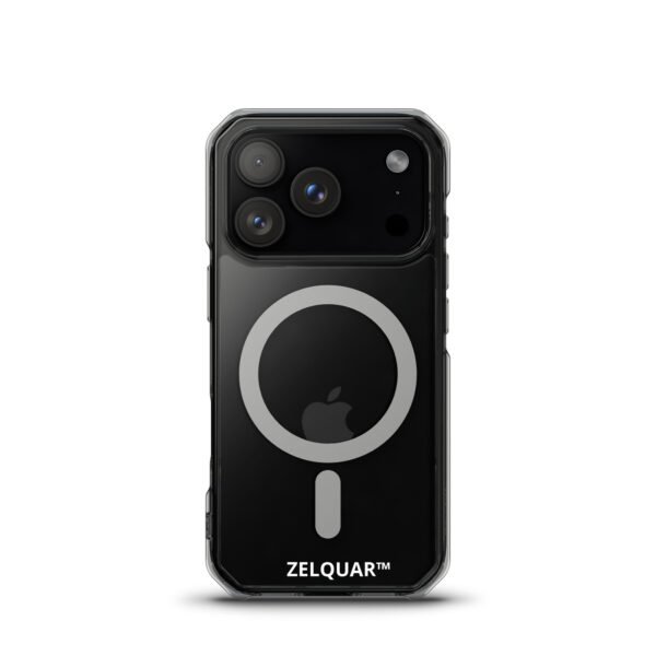 ZELQUAR™ Signature MagSafe Clear iPhone Case | Minimalist Premium Magnetic Protective Cover