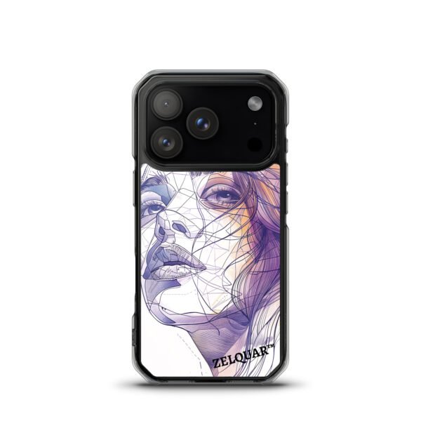 ZELQUAR™ Ethereal Muse MagSafe iPhone Case | Premium Transparent Shockproof Cover