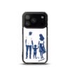 ZELQUAR™ Forever Together MagSafe iPhone Case | Minimalist Family Silhouette Transparent Cover