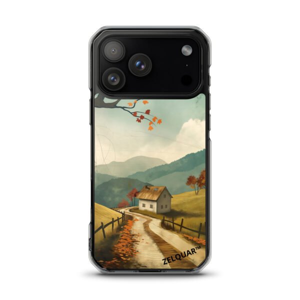 ZELQUAR™ Serenity Path MagSafe Clear iPhone Case | Minimalist Nature Landscape Protective Cover