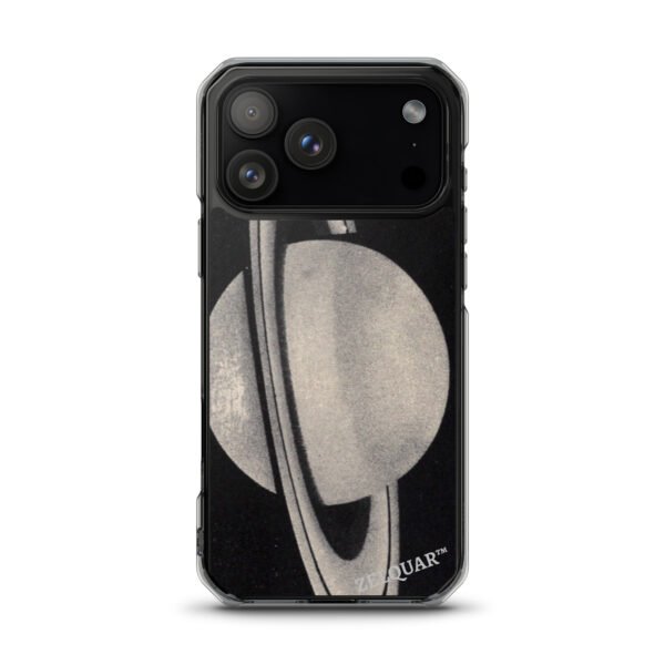 ZELQUAR™ Cosmic Orbit MagSafe iPhone Case | Minimalist Space-Inspired Transparent Protective Cover