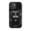 ZELQUAR™ Reality Is Wrong Premium MagSafe® tough case for iPhone® | Dark Aesthetic Edition